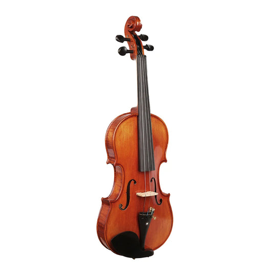 Violino 4/4 Acústico de Alta Qualidade em Madeira de Abeto – Com Estojo, Arco, Apoio de Ombro, Cordas e Acessórios Completo