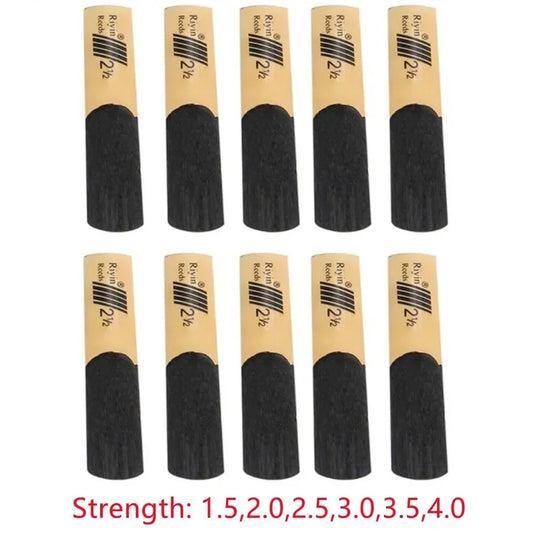 Pack com 10 Palhetas para Sax Tenor – Forças 1.5 a 4.0 com Estojo Plástico