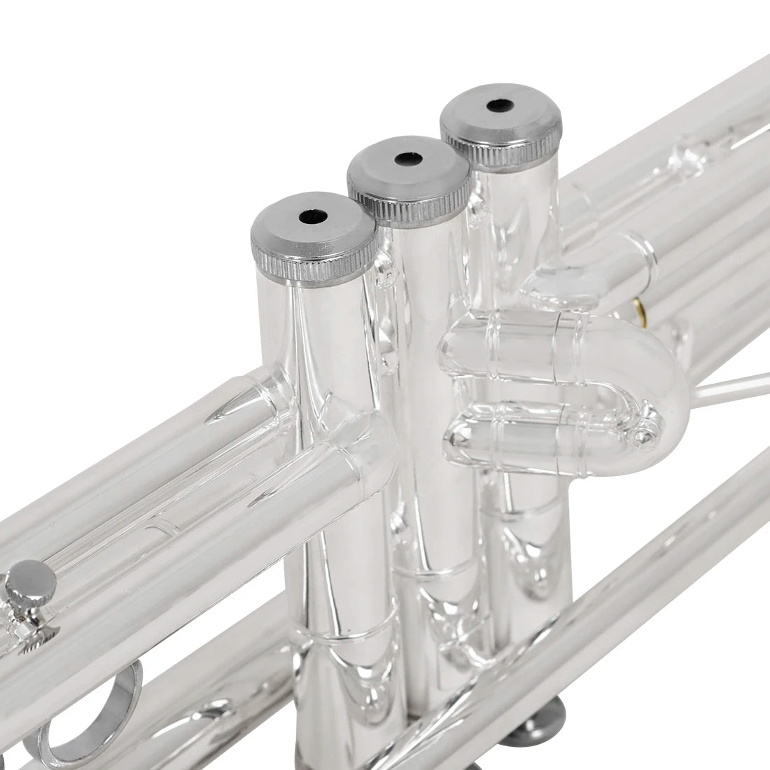 Trompete Profissional SLADE Bb em Latão Dourado com Estojo e Bocal