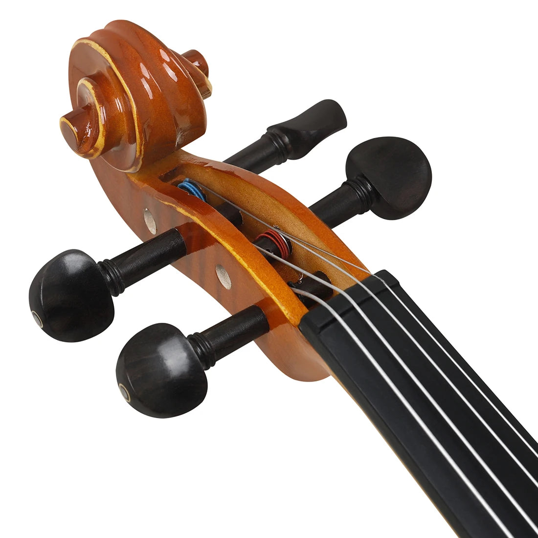 Viola Astonvilla 16” Profissional, Acabamento Faixa de Tigre, Spruce Maciço, Acessórios em Ébano + Estojo e espalheira