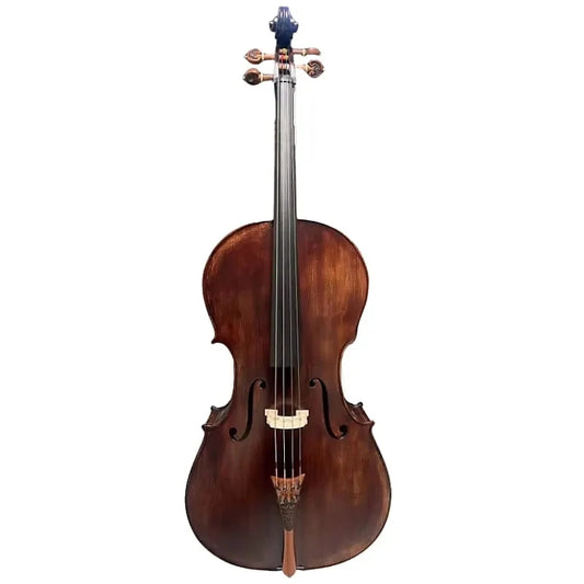 Violoncelo 4/4 SONG Master Profissional Estilo Stradivari, Topo em Abeto Antigo, 100% Feito à Mão