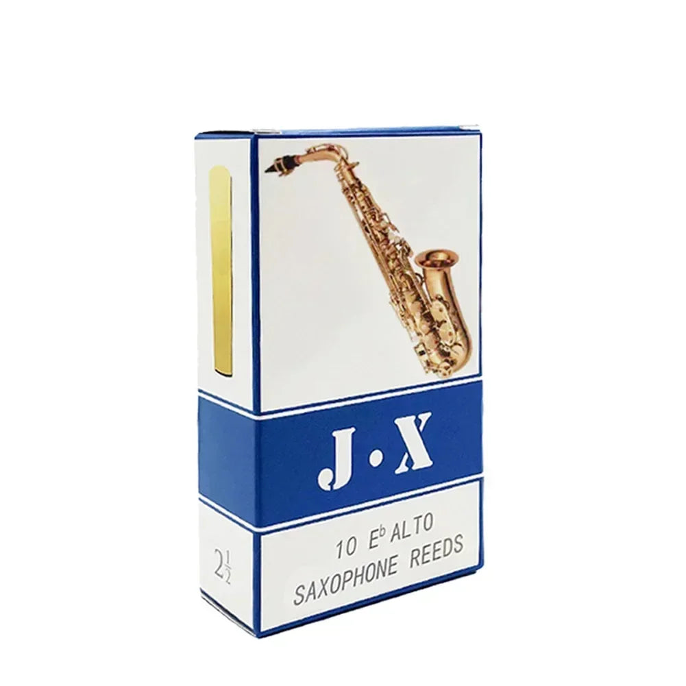 Pack com 10 Palhetas – Força 2.5 para Sax Alto, Soprano, Tenor e Clarinete