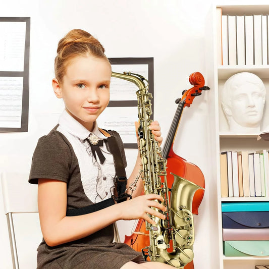 Saxofone Alto E-Level – Ideal para Iniciantes e Estudantes