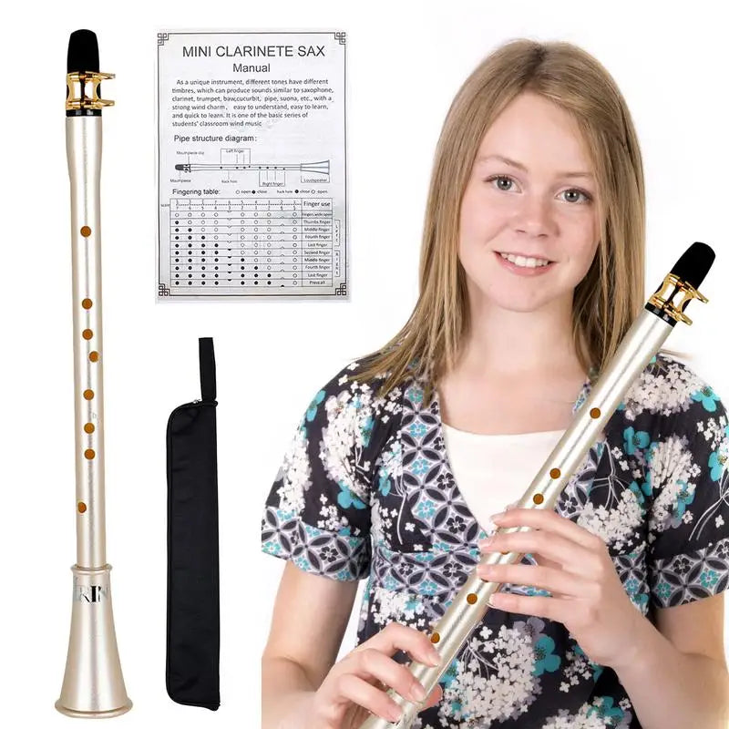Mini Saxofone Alto Pocket – Instrumento Musical para Crianças e Iniciantes, Tom E