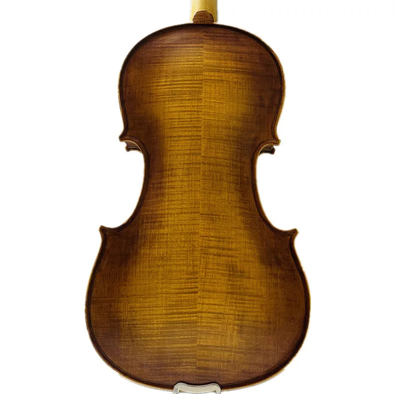 Violino 4/4 Estilo Master Strad – Corpo e Braço Entalhados, Cor Marrom, Som Bonito e Envolvente