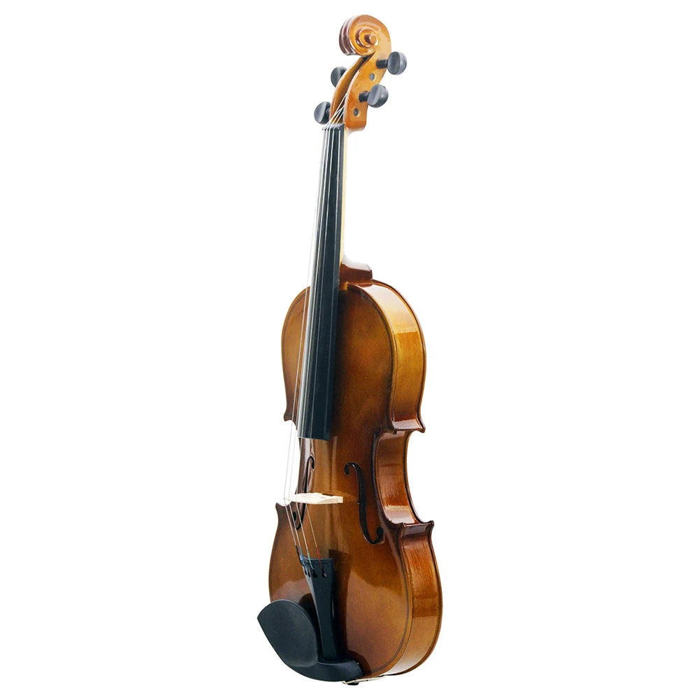 Violino 4/4 Retrô em Madeira Maciça e ABS – Acústico Profissional com Estojo e Arco