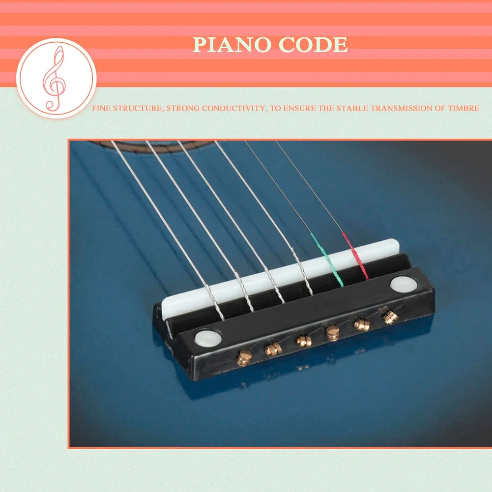 Mini Violão Infantil 21" 6 Cordas para Iniciantes e Crianças