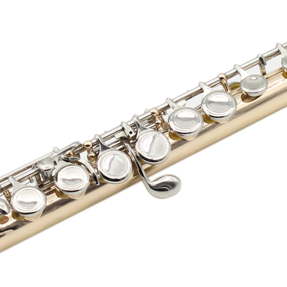 Flauta Transversal C Profissional SLADE – 16 Furos Fechados, Flauta de Concerto com Tecla E