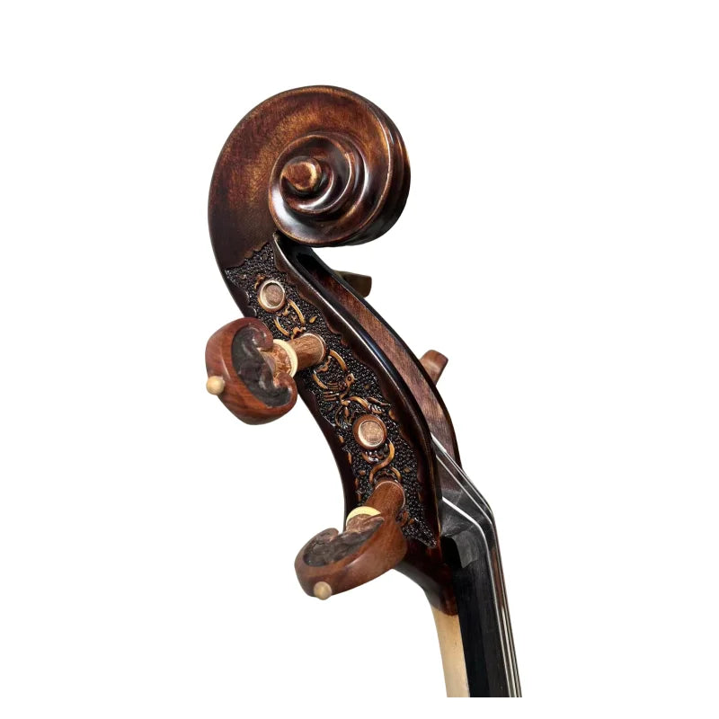 Violoncelo 4/4 SONG Master Profissional Estilo Stradivari, Topo em Abeto Antigo, 100% Feito à Mão