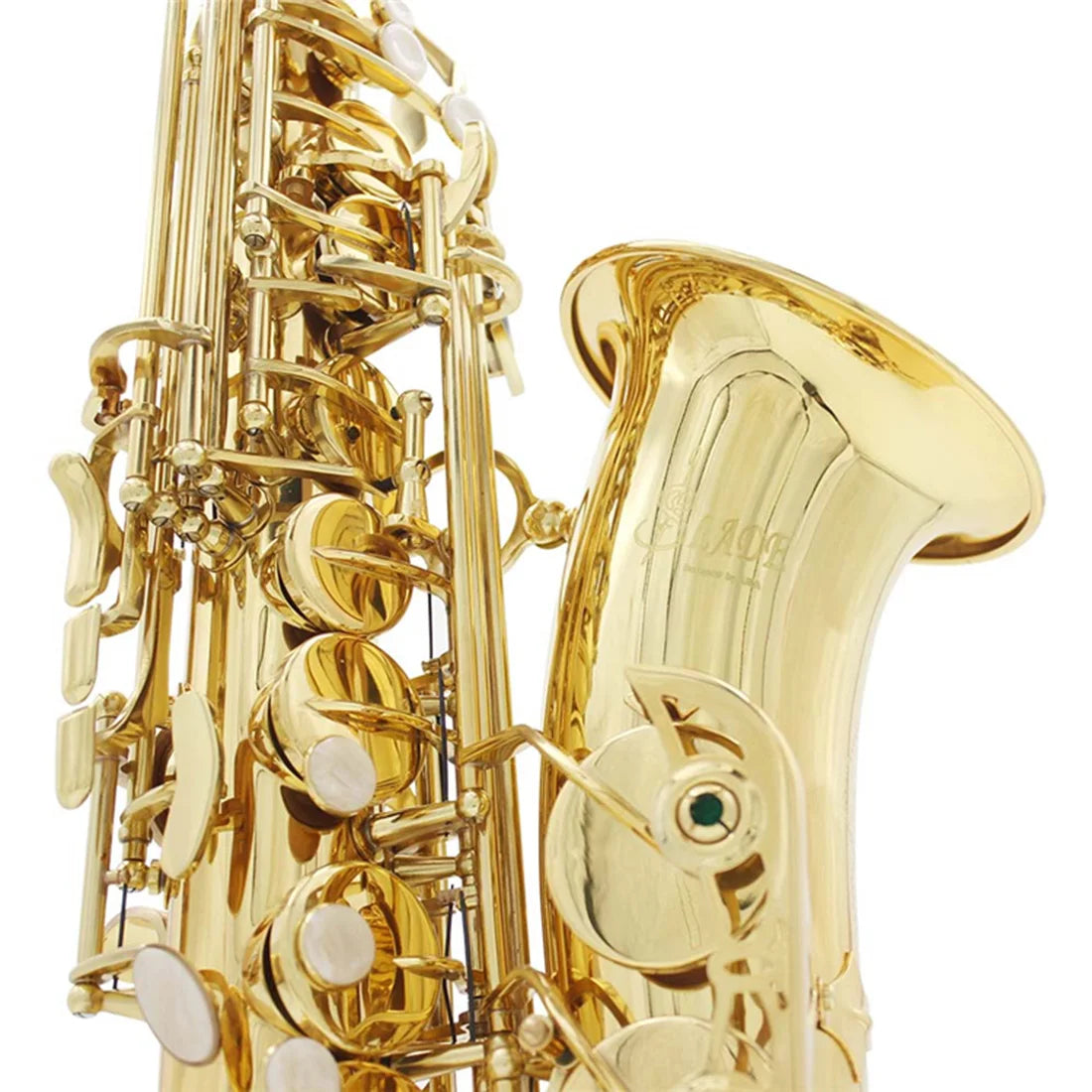 Saxofone Alto Eb Profissional de Latão com Estojo, Palheta e Acessórios – Envio do Brasil