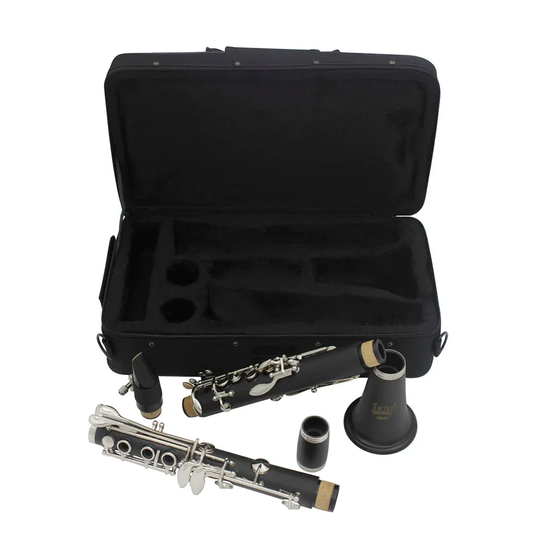 IRIN Clarinet Bb Clarinet 17 Keys 6 Rings Bakelite Clarinet Blackwinds Professional Clarinetto Woodwind Instruments With Bag