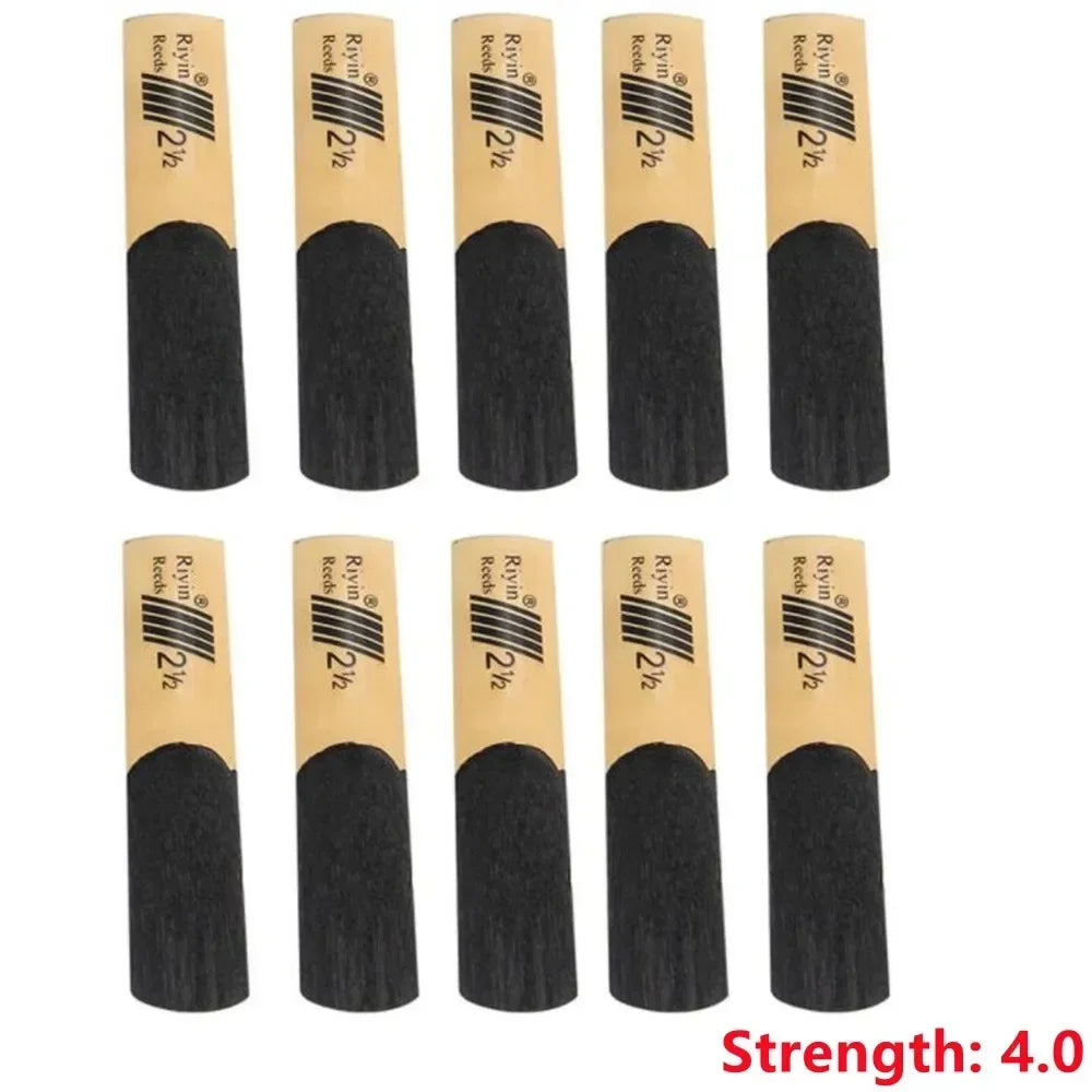 Pack com 10 Palhetas para Sax Tenor – Forças 1.5 a 4.0 com Estojo Plástico
