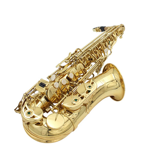 Saxofone Alto Eb Profissional de Latão com Estojo, Palheta e Acessórios – Envio do Brasil
