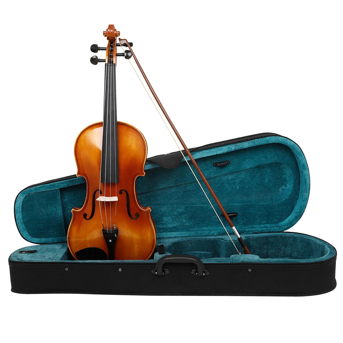 Viola Astonvilla 16” Profissional, Acabamento Faixa de Tigre, Spruce Maciço, Acessórios em Ébano + Estojo e espalheira