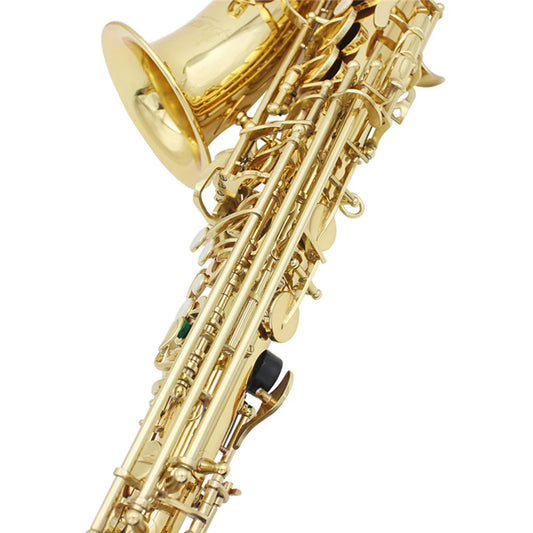Saxofone Alto Eb Profissional de Latão com Estojo, Palheta e Acessórios – Envio do Brasil