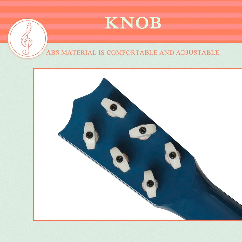 Mini Violão Infantil 21" 6 Cordas para Iniciantes e Crianças