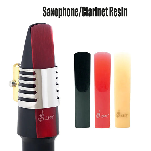 Kit 3 Palhetas de Resina – Sax Soprano, Alto, Tenor e Clarinete