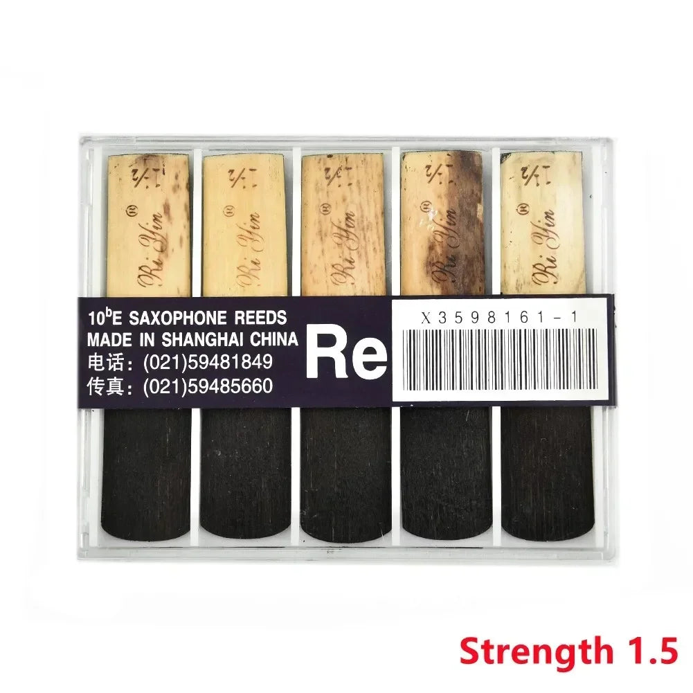 Pack com 10 Palhetas para Sax Tenor – Forças 1.5 a 4.0 com Estojo Plástico
