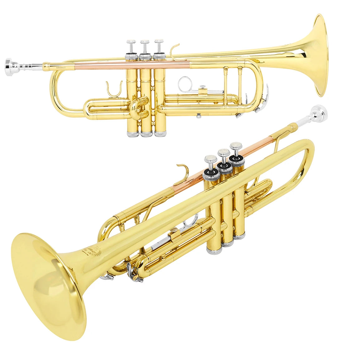 Trompete Bb Multicolor Completo com Estojo e Acessórios
