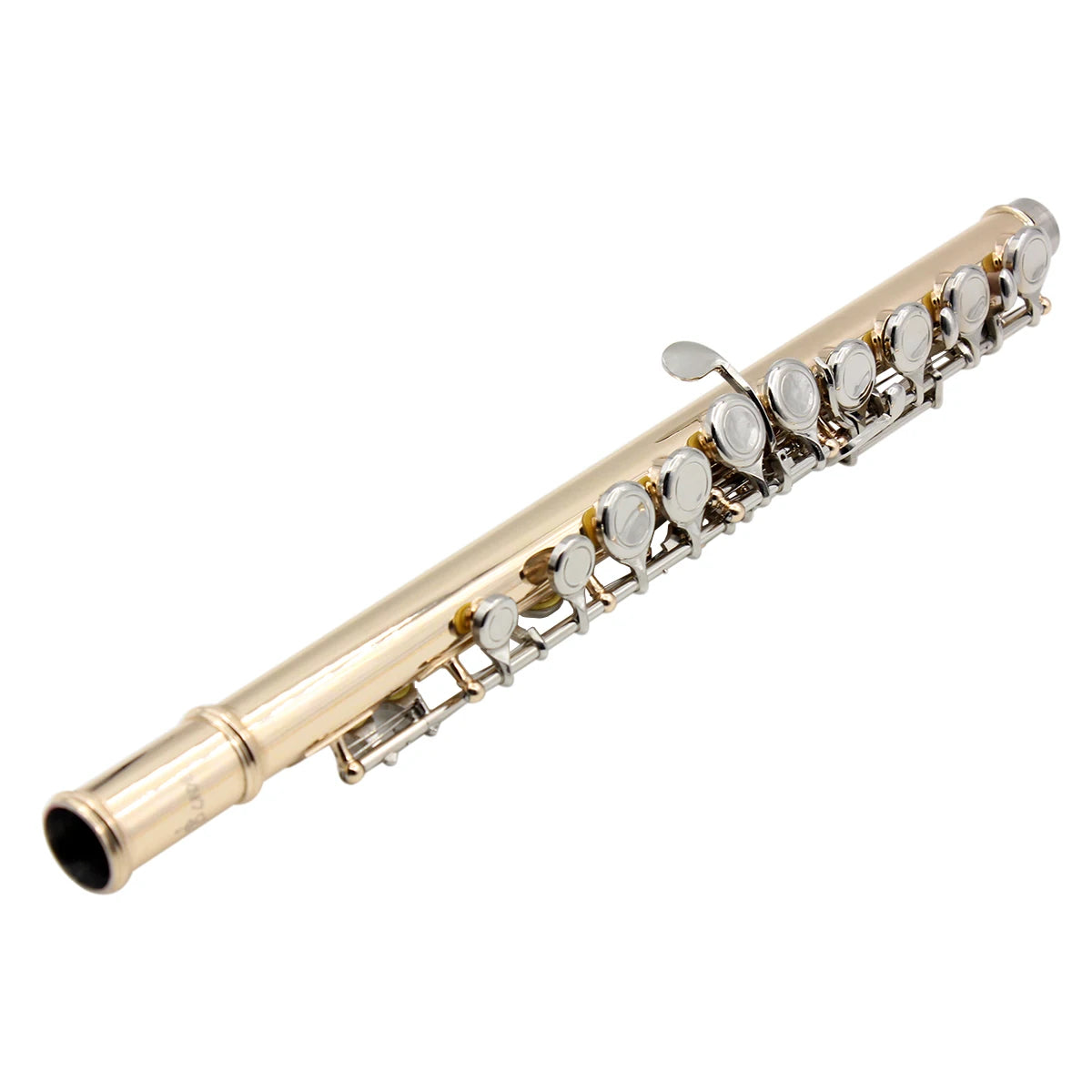 Flauta Transversal C Profissional SLADE – 16 Furos Fechados, Flauta de Concerto com Tecla E