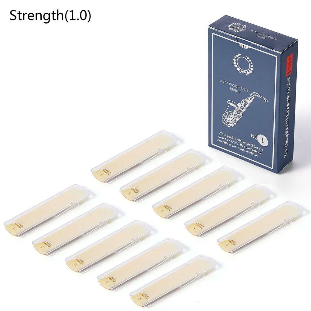 Pack com 10 Palhetas para Sax Alto – Forças 1.0 a 3.5