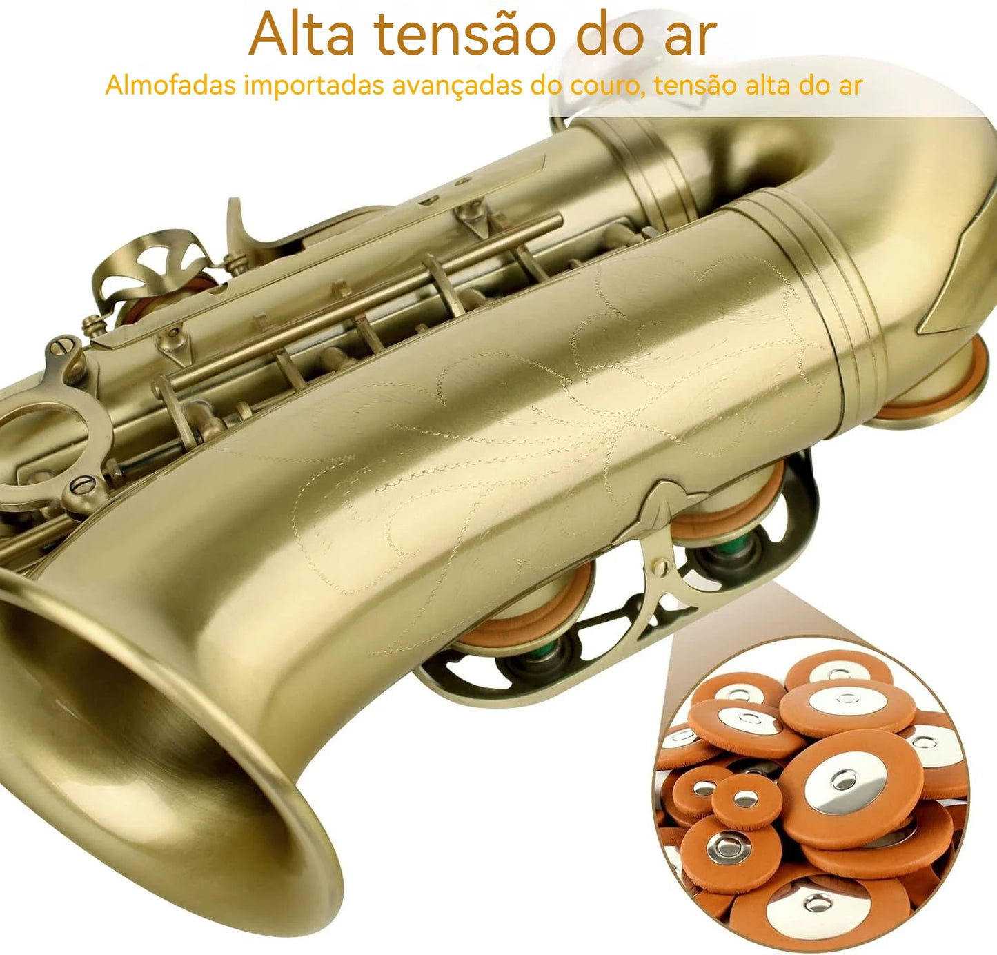 Saxofone Alto E-Level – Ideal para Iniciantes e Estudantes