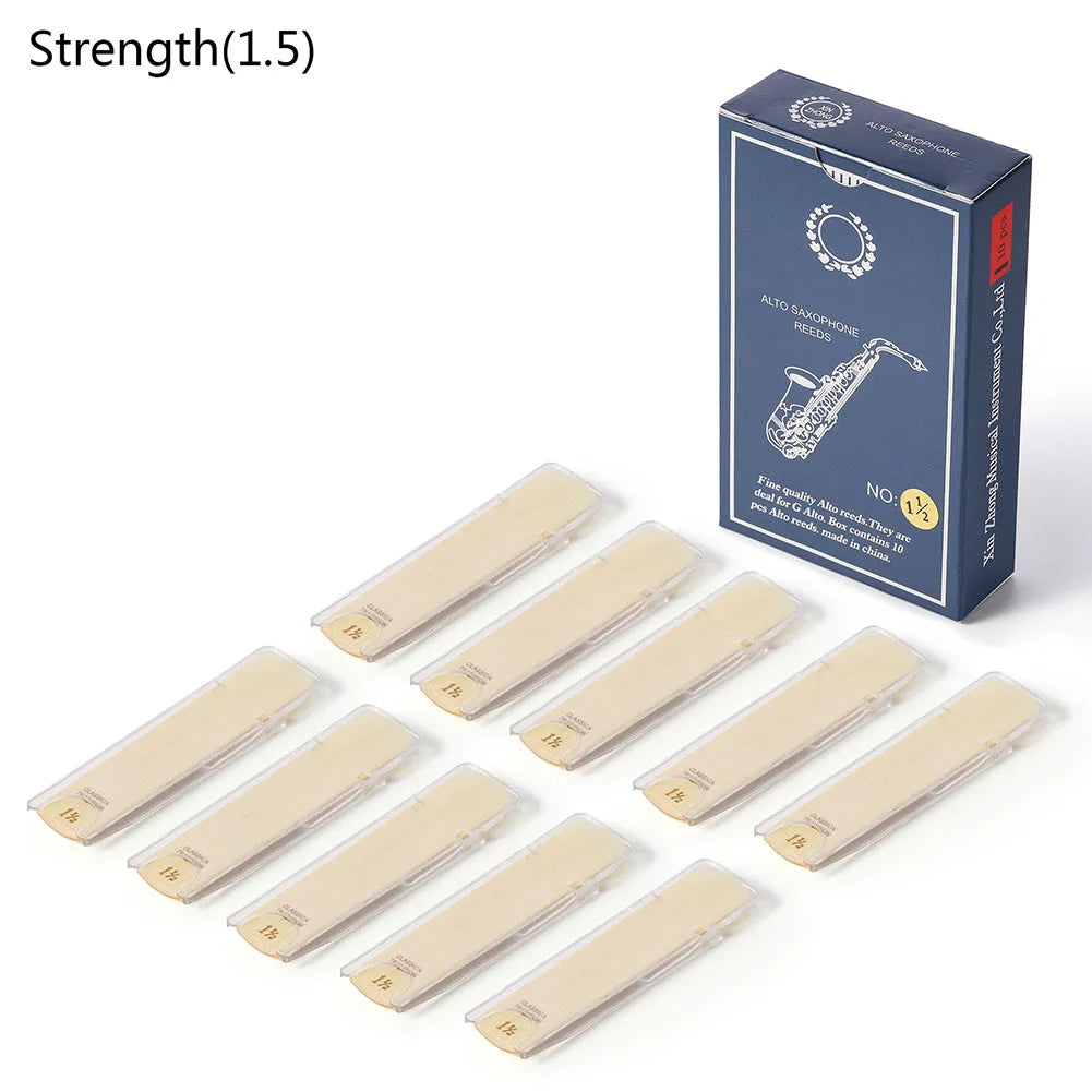 Pack com 10 Palhetas para Sax Alto – Forças 1.0 a 3.5