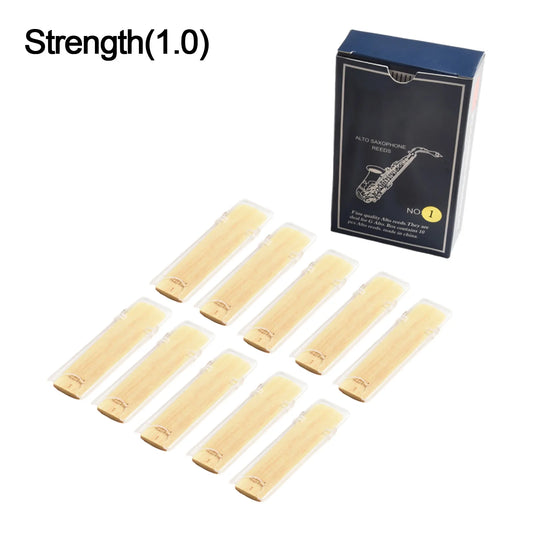 Pack com 10 Palhetas para Sax Alto – Forças 1.0 a 3.5