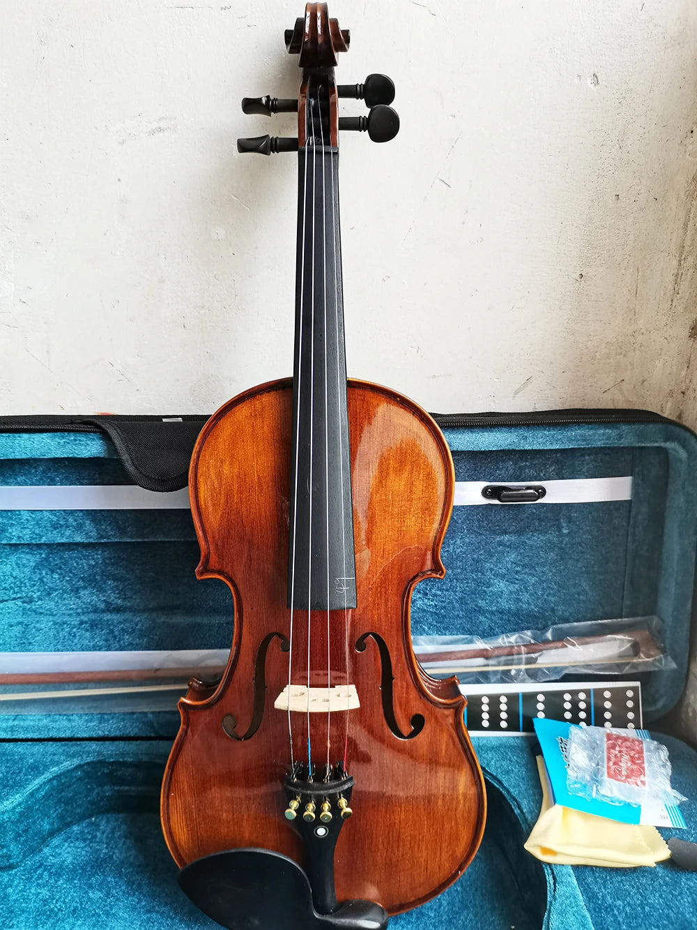 Violino Artesanal 4/4 Retro em Abeto e Bordo