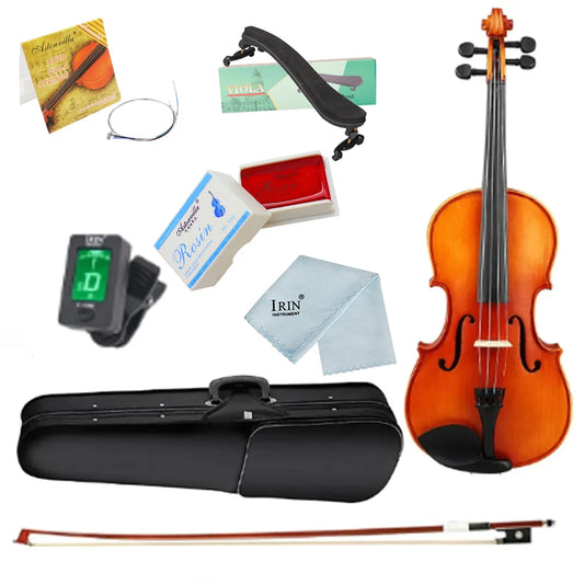 Viola 4/4 Astonvilla Acústica 16 Polegadas em Abeto e Maple com Acabamento Natural