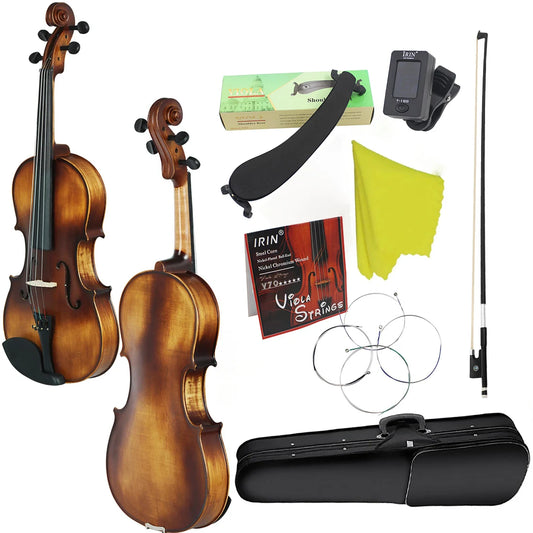 Viola 16" Astonvilla VA-30 Vintage Maple com Arco, Estojo e Acessórios