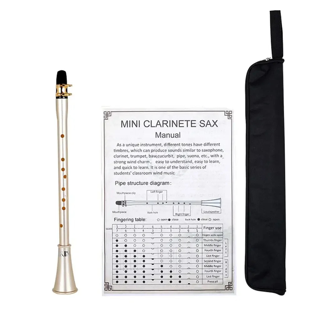Mini Saxofone Alto Pocket – Instrumento Musical para Crianças e Iniciantes, Tom E