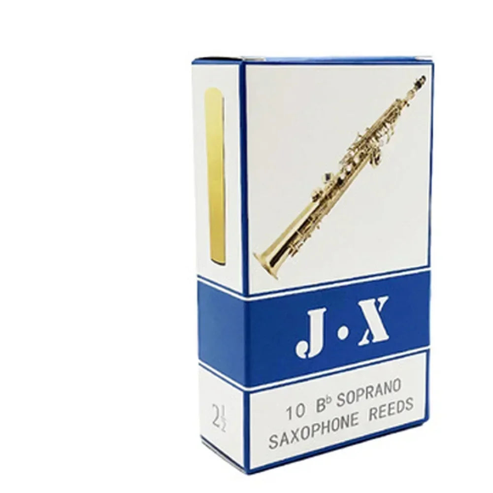 Pack com 10 Palhetas – Força 2.5 para Sax Alto, Soprano, Tenor e Clarinete