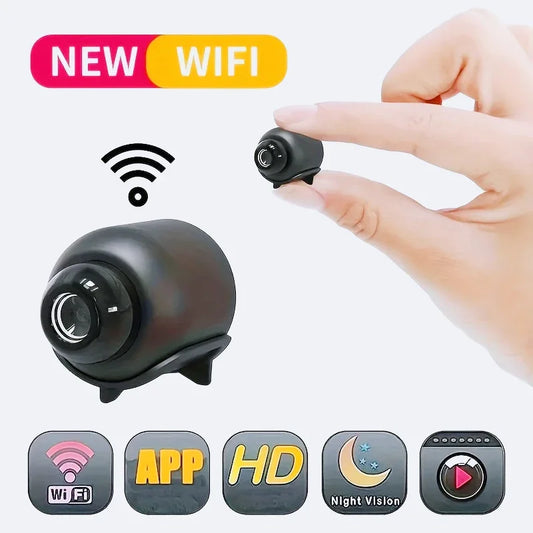 Mini Câmera de Segurança Wi-Fi 1080p com Visão Noturna e Áudio – Monitoramento Discreto para Casa ou Escritório