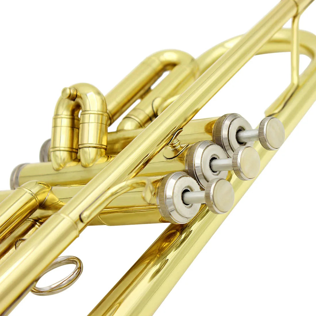 Trompete Profissional SLADE Bb em Latão Dourado com Estojo e Bocal